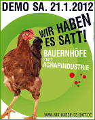 Massen fordern Bauernhöfe statt Agrarindustrie